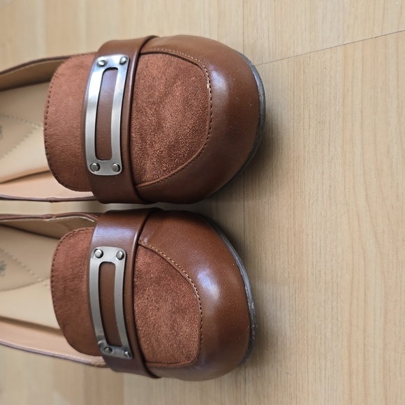 Jaclyn Smith Whisky Pums Block High Heels Upper Fabric Size 7 - Picture 5 of 10